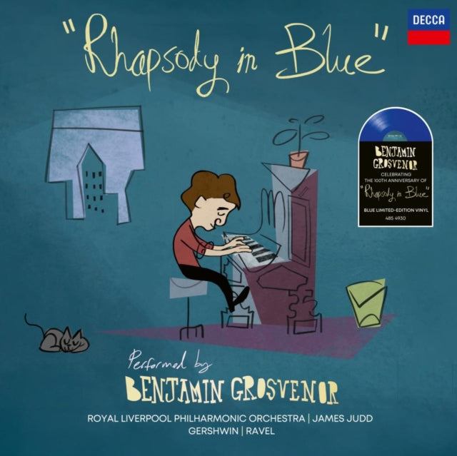 Benjamin Grosvenor - Rhapsody In Blue (Blue LP Vinyl) Vinyl Record