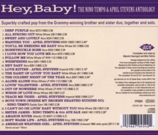 April Nino / Stevens Tempo - Hey Baby: Anthology  Music CD