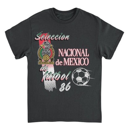 Toffs Retro Soccer Futbol Nacional De Mexico Mens T Shirt Black Officially Licensed