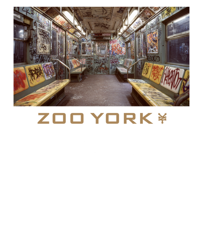 Zoo York Nueva York Vintage Subway Panel Mens T Shirt Black Officially Licensed
