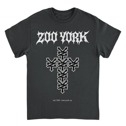 Zoo York Old School New York Cross Mens T Shirt Black Officially Licensed