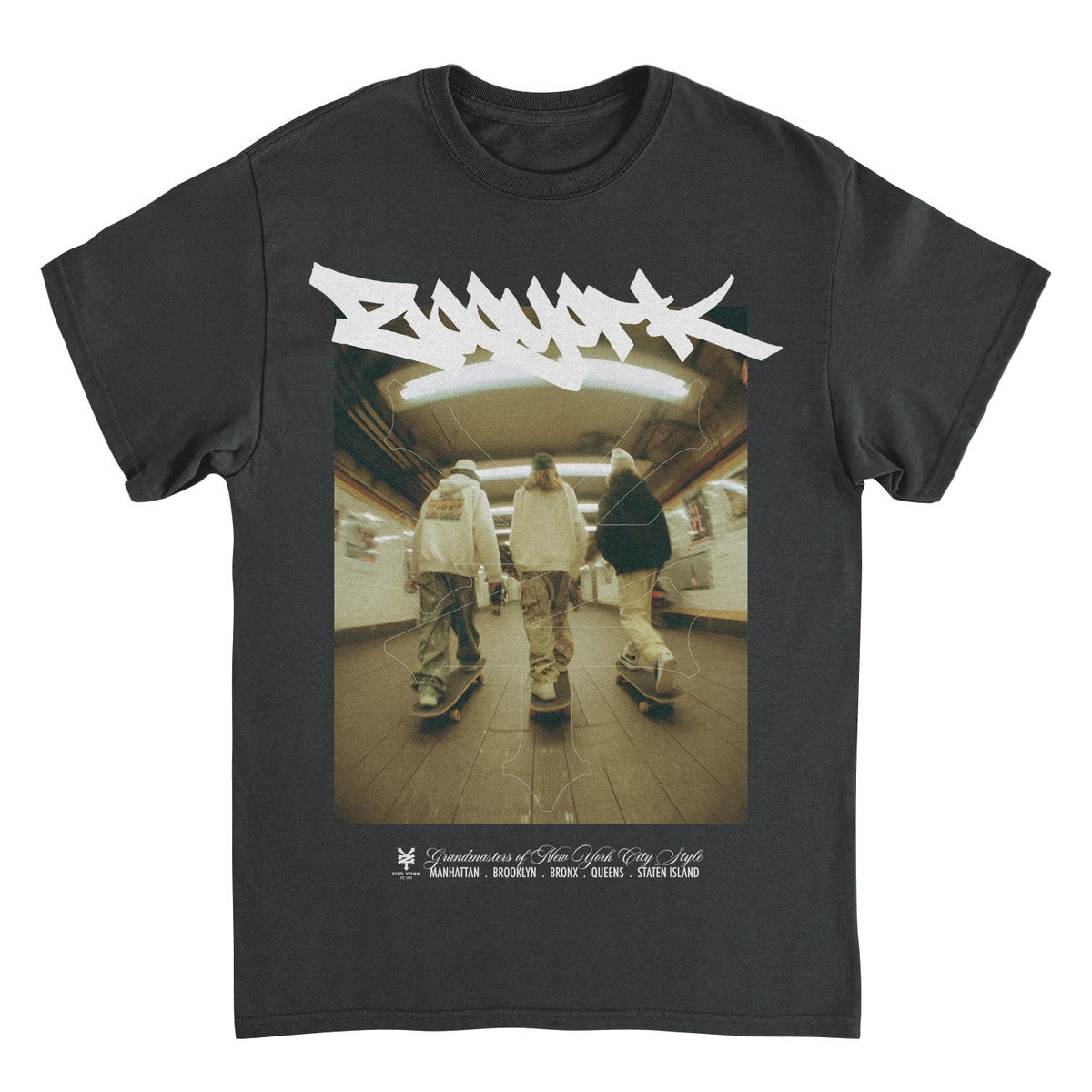 Zoo York Grandmasters of New York City Style Subway Mens T Shirt Black Officially Licensed