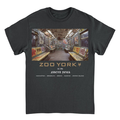 Zoo York Nueva York Vintage Subway Panel Mens T Shirt Black Officially Licensed