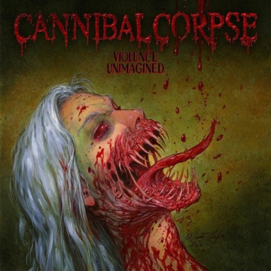 Cannibal Corpse - Violence Unimagined (Clear W/ Blue Color-In-Color LP Vinyl) Vinyl Record