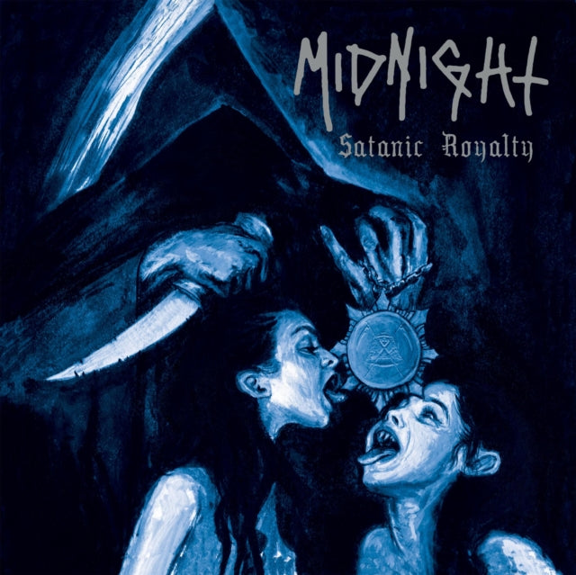 Midnight - Satanic Royalty (Aqua Blue & Black Melt LP Vinyl) Vinyl Record