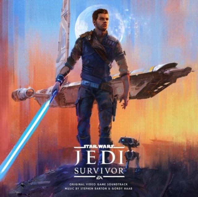 Stephen & Gordy Haab Barton - Star Wars Jedi: Survivor (Blue & Orange Vinyl/2LP) Vinyl Record
