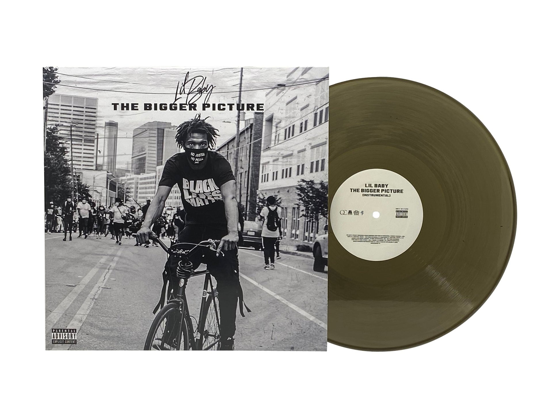 Lil Baby - The Bigger Picture (Limited Edition Clear Grey Colored Vinyl) Vinyl Record