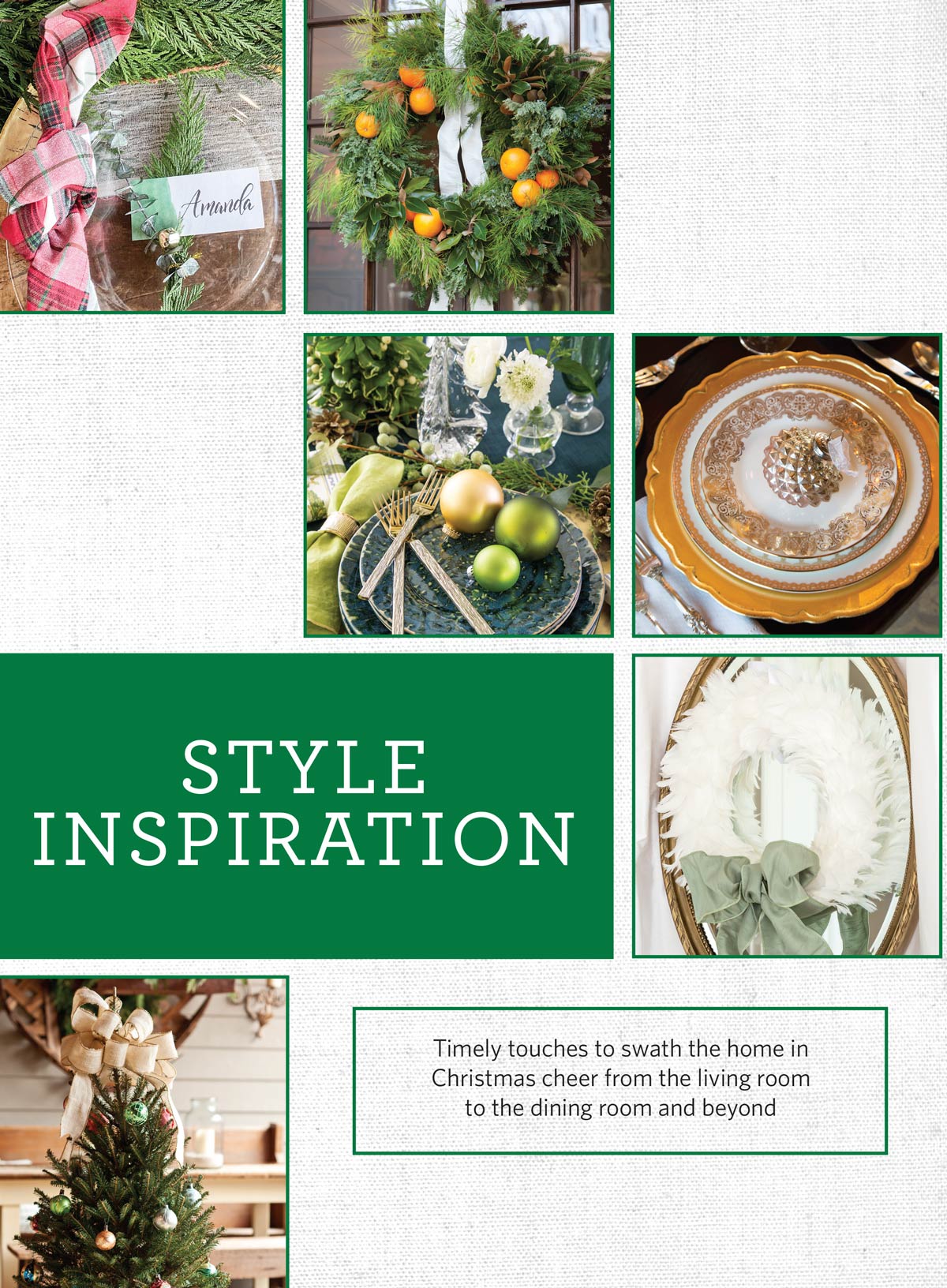 Christmas - 139 Seasonal Recipes & Decorating Ideas, Holiday Guide, Style Inspiration, Christmas Tree, Wreaths, Set The Table, Party Themes,  Slow Cooker, Desserts, Suppers, Pecan Favorites & More!