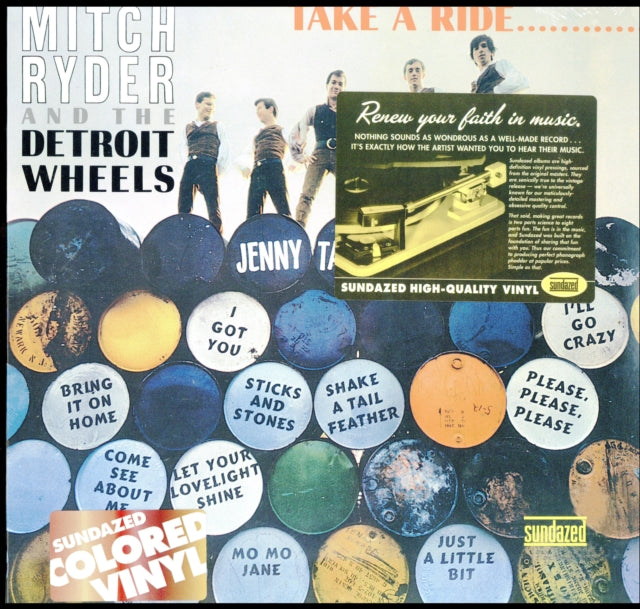 Mitch & The Detroit Wheels Ryder - Take A Ride... (Gold LP Vinyl) Vinyl Record
