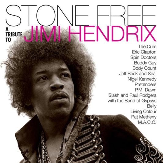 Jimi Tribute Hendrix - Stone Free: Jimi Hendrix Tribute (Black & Clear LP Vinyl) (Rocktober) Vinyl Record