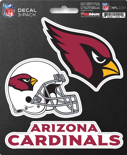 NFL Official Team Sticker Mats - Set of 3 Stickers Officially Licensed