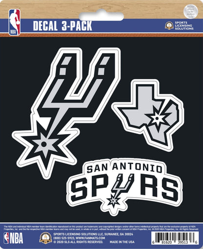 NBA Official Team Sticker Mats - Set of 3 Stickers Officially Licensed