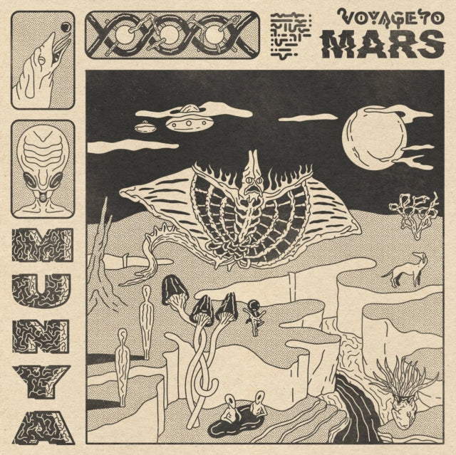 Munya - Voyage To Mars (Sunburst Orange LP Vinyl) Vinyl Record