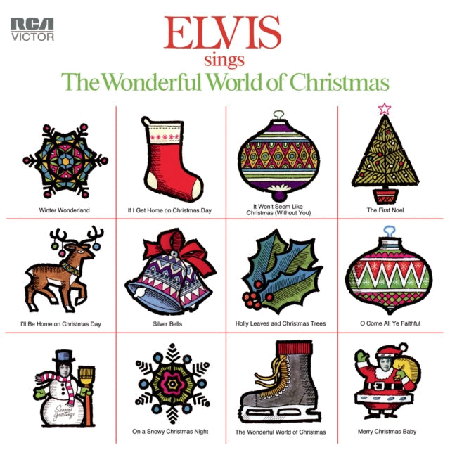 Elvis Sings The Wonderful World Of Christmas Vinyl Record