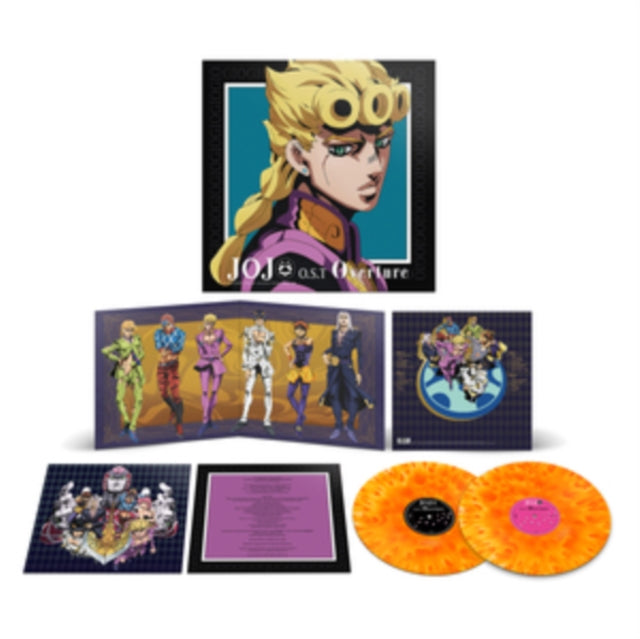 Jojo's Bizarre Adventure: Golden Wind (Yellow/Orange Blend Vinyl/2LP) Vinyl Record