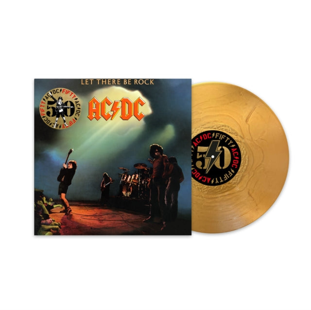 Ac/Dc - Let There Be Rock (50Th Anniversary/Gold Color LP Vinyl) Vinyl Record