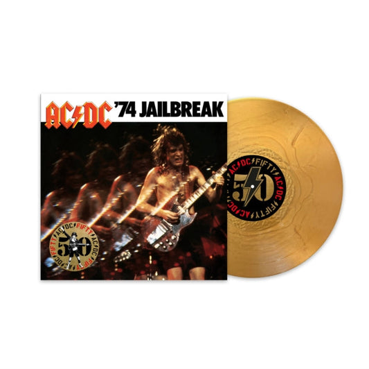 Ac/Dc - 74 Jailbreak?ÿ(50Th Anniversary/Gold Color LP Vinyl) Vinyl Record
