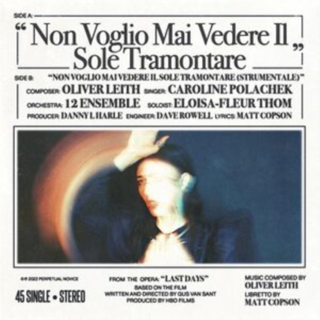 Caroline Polachek - Non Voglio Mai Vedere - 7 Inch Vinyl Record