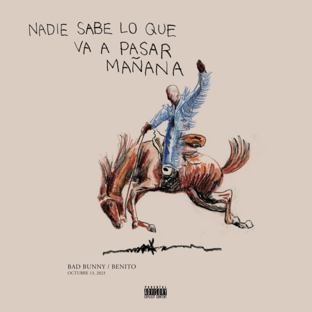 Bad Bunny - Nadie Sabe Lo Que Va A Pasar Manana (2LP/Blue Vinyl) Vinyl Record