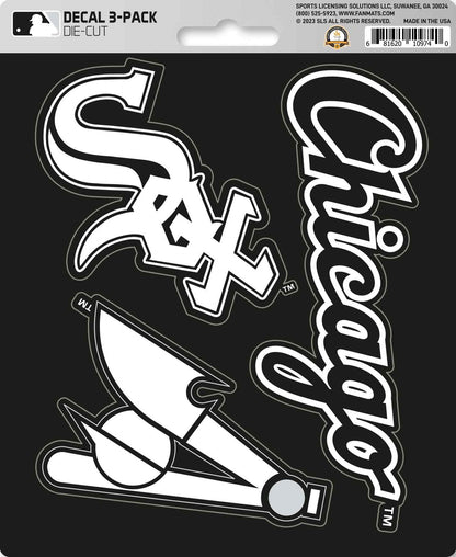 MLB Official Team Sticker Mats - Set of 3 Stickers Officially Licensed
