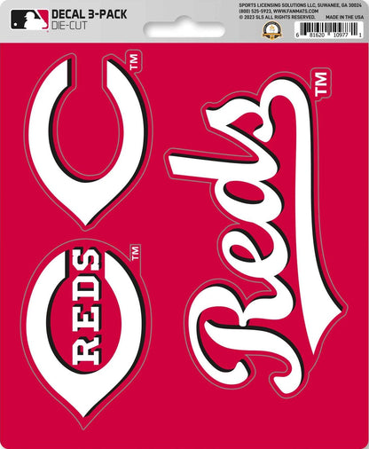 MLB Official Team Sticker Mats - Set of 3 Stickers Officially Licensed
