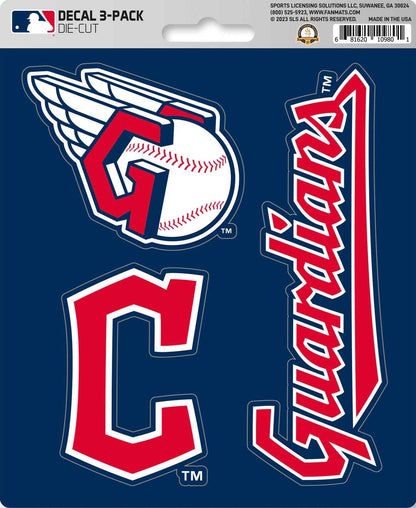 MLB Official Team Sticker Mats - Set of 3 Stickers Officially Licensed