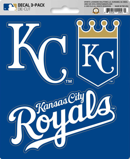 MLB Official Team Sticker Mats - Set of 3 Stickers Officially Licensed