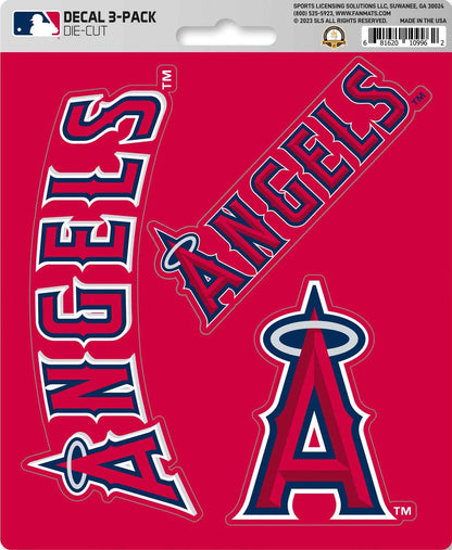 MLB Official Team Sticker Mats - Set of 3 Stickers Officially Licensed