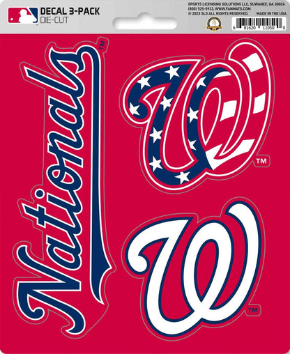 MLB Official Team Sticker Mats - Set of 3 Stickers Officially Licensed