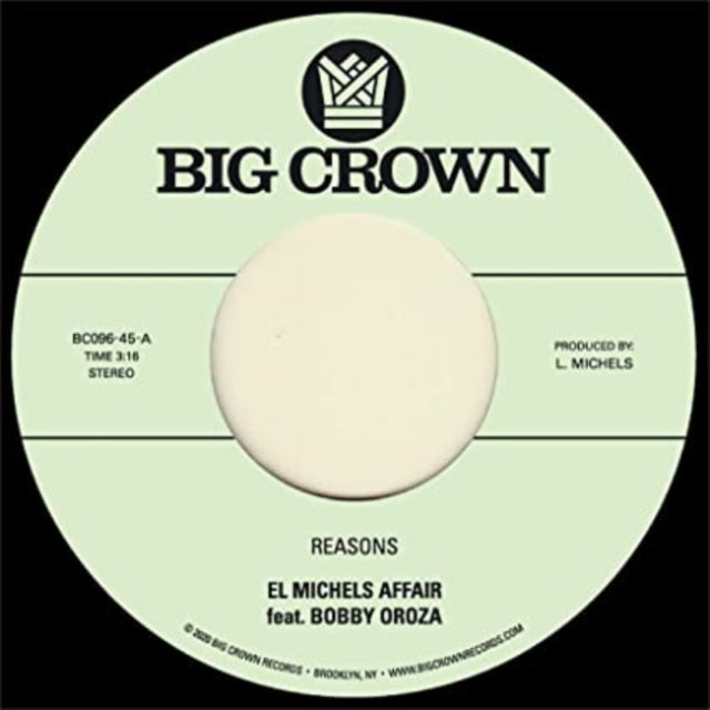 El Michels Affair - Reasons / Hipps - 7 Inch Vinyl Record