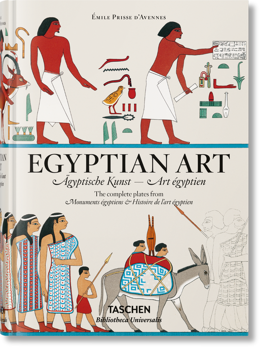 Prisse d'Avennes. Egyptian Art (German, French, English) Book