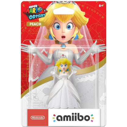 Nintendo - amiibo: Super Mario Odyssey Series - Peach: Wedding Outfit
