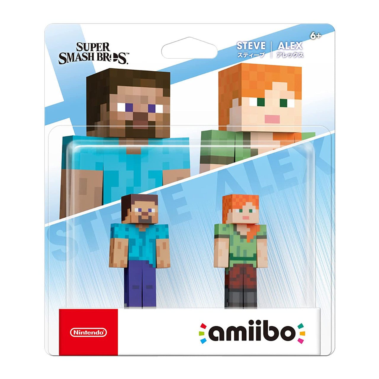 Nintendo - amiibo: Super Smash Bros Series - Steve + Alex (2-pack)