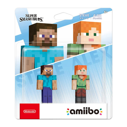Nintendo - amiibo: Super Smash Bros Series - Steve + Alex (2-pack)