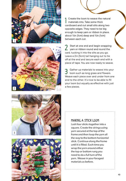 Wild Days - Outdoor Activities Guide For Kids: 50 Easy-To-Follow Projects, New Skills, Explore Nature, Tracking Wildlife, Building Nests, Leaf Printing, Shelters, Camp Fire, Bubbles, Games & More!