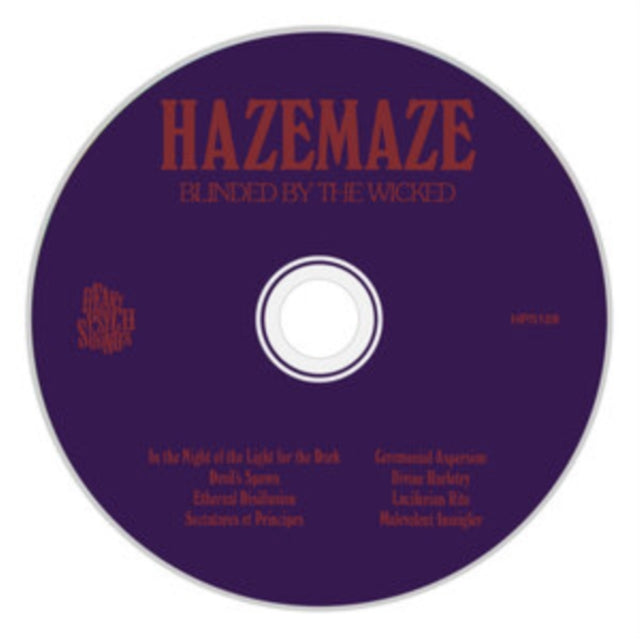 Hazemaze - Blinded By The Wicked  Music CD