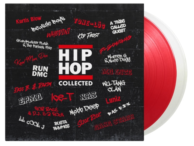 Various Artists - Hip Hop Collected (2LP/Limited/1-Red/1-White Vinyl/180G) Vinyl Record