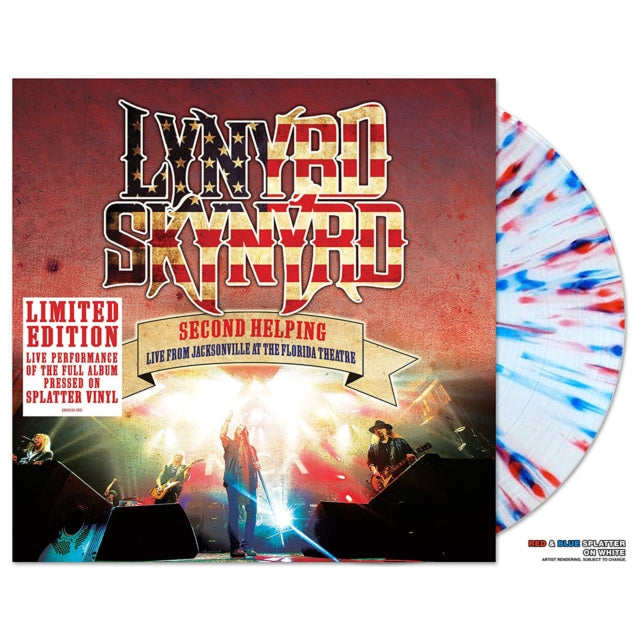 Lynyrd Skynyrd - Second Helping - Live From Jacksonville At The Florida Theatre (Blue Marbled LP Vinyl) Vinyl Record
