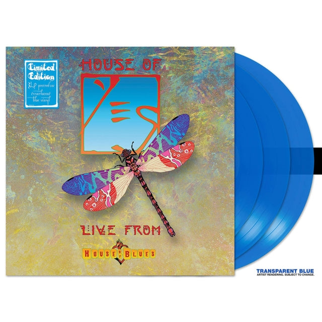 Yes - House Of Yes: Live From House Of Blues (Translucent Blue Vinyl/3LP) Vinyl Record