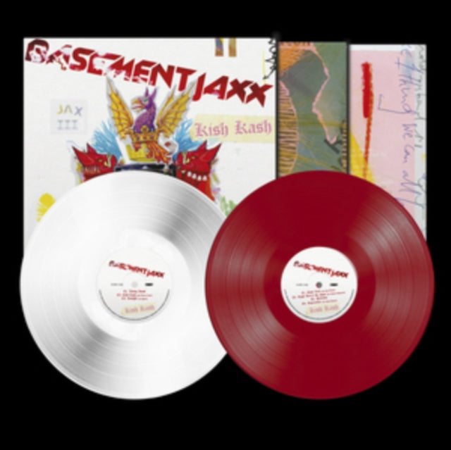 Basement Jaxx - Kish Kash (Red & White Vinyl/2LP) Vinyl Record