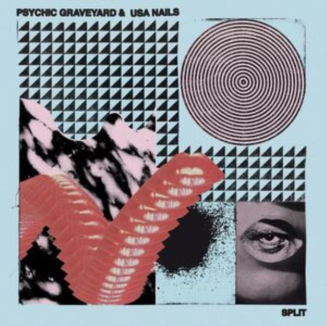 Psychic Graveyard & Usa Nails - Split (Random Color LP Vinyl) Vinyl Record