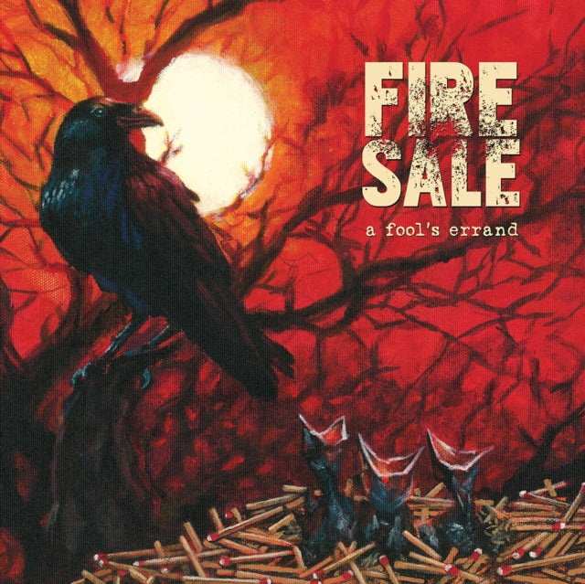 Fire Sale - Fool's Errand (White With Red & Yellow Splatter) - 7 Inch Vinyl