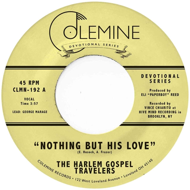 Harlem Gospel Travelers - Nothing But His Love - 7 Inch Vinyl