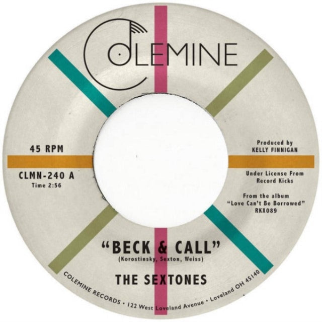 Sextones - Beck & Call / Daydreaming (Opaque Pink 7Inch) - 7 Inch Vinyl Record