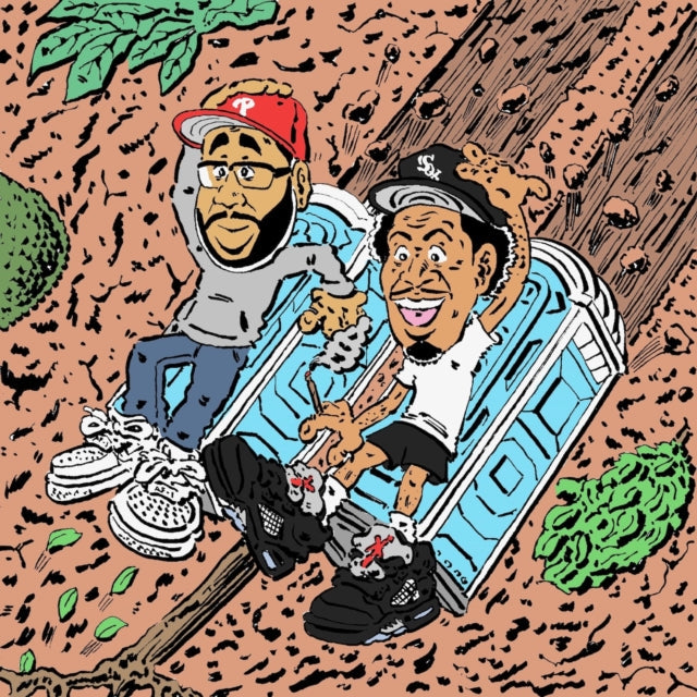 Vic  & Small Professor Spencer - Mudslide (Brown W/White Color-In-Color LP Vinyl) Vinyl Record