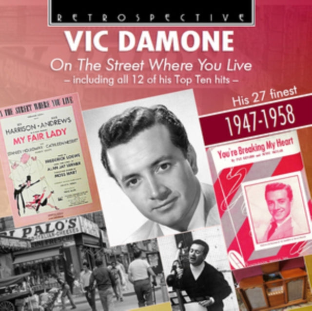 Vic Damone - On The Street Where You Live  Music CD