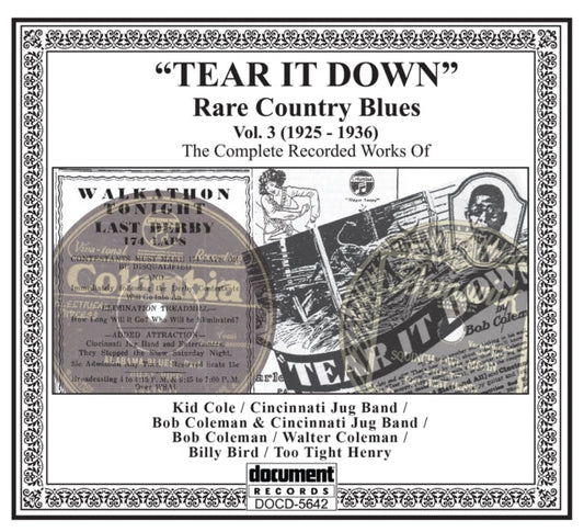 Various Artists - Rare Country Blues 3 28/36 Music CD
