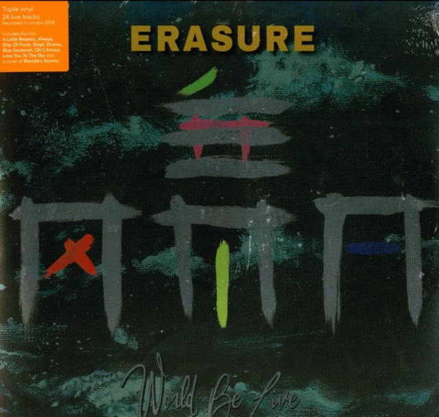 Erasure - World Be Live - LP Vinyl Record