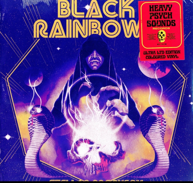 Black Rainbows - Stellar Prophecy (Red Background Splatter) - LP Vinyl Record
