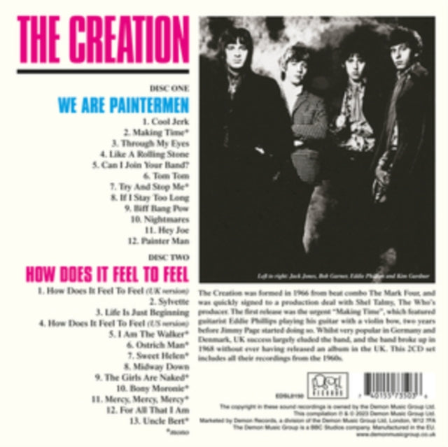 Creation - We Are Paintermen / How Does It Feel To Feel (2CD/Deluxe) Music CD